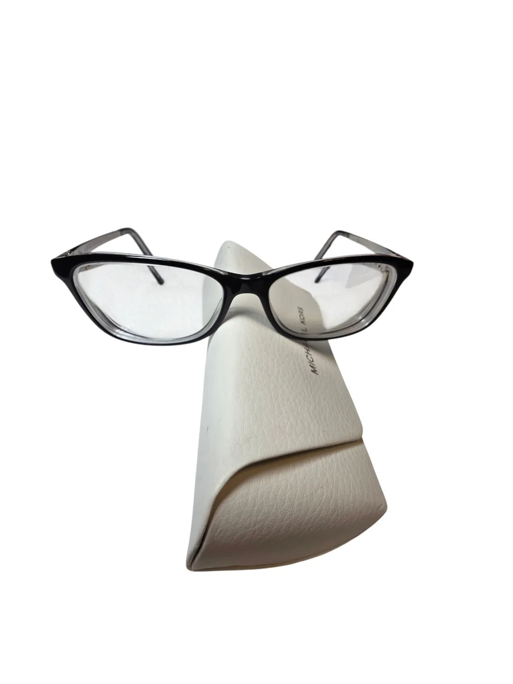 Michael Kors Nevis MK4017 Black Silver Eyeglasses Frame & Authentic White Case